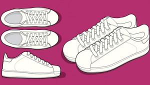 Inhalt des Artikels ist der Modetrend der Retro-Sneaker. 