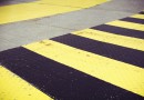 Schwarz und Gelber Fußboden