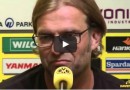 Trainer Jürgen Klopp bei einer PK